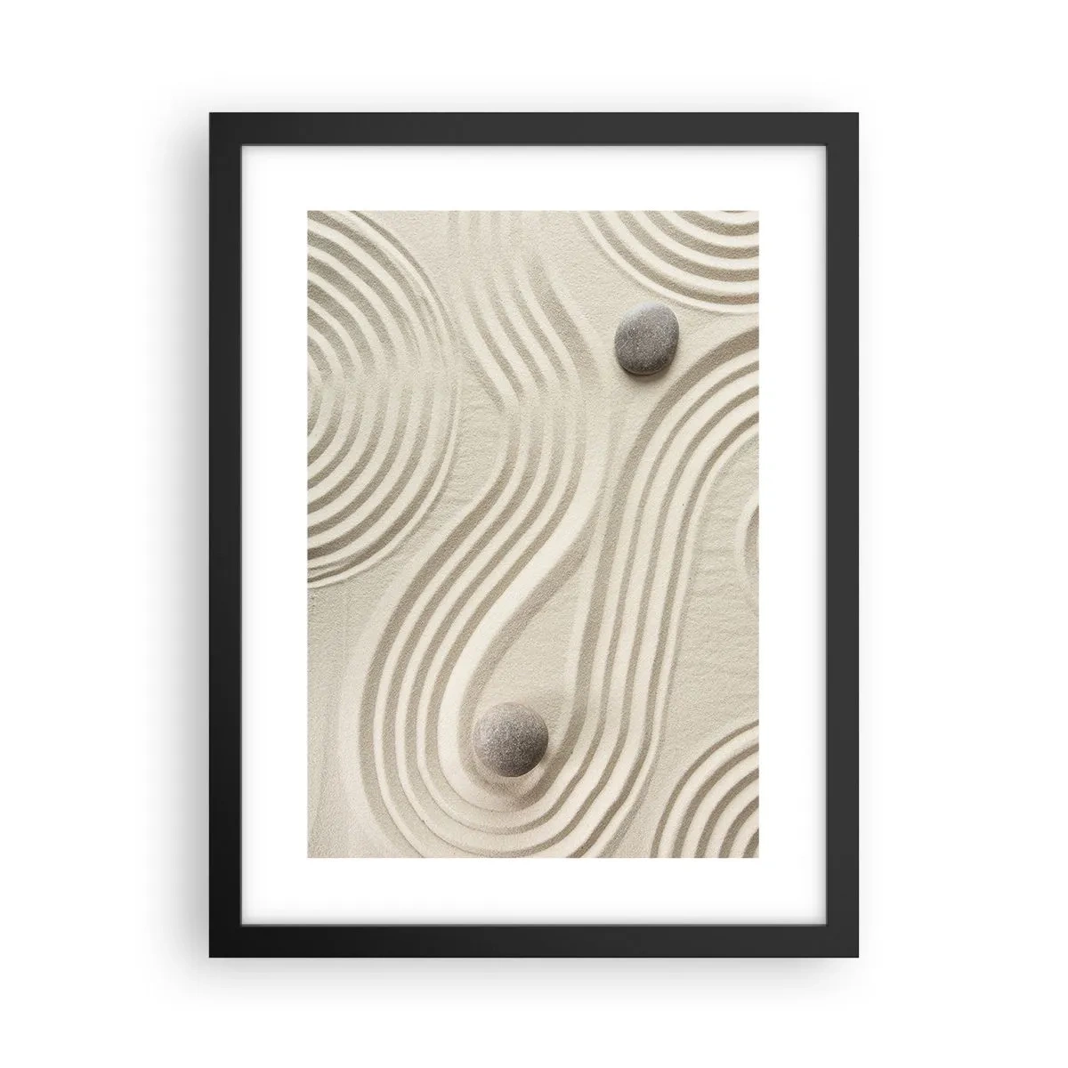 Poster în ramă neagră - Atingere de căldură - 30x40 cm