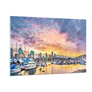 Tablou pe sticlă - Orașul celor o mie de marinari - 120x80 cm