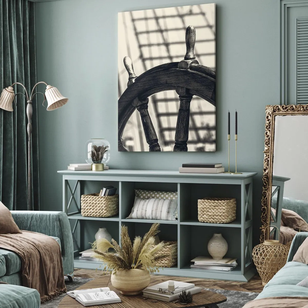 Tablou pe pânză - Povești despre mare - 65x120 cm