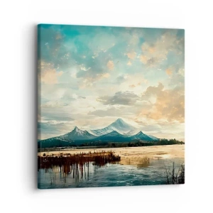 Tablou pe pânză - Sub protecția cerului - 30x30 cm