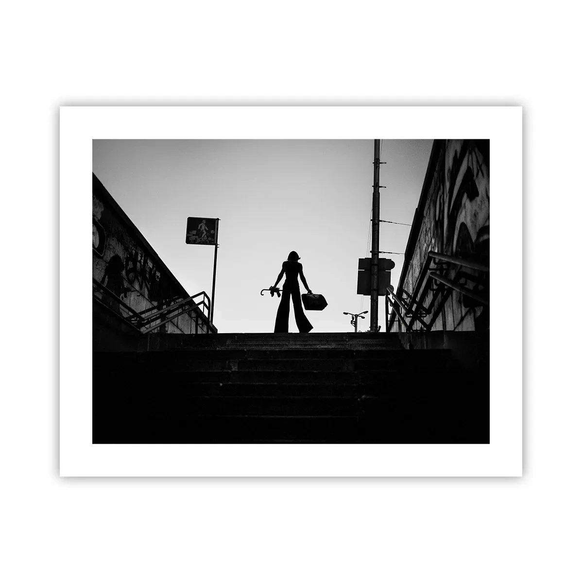 Poster - Rătăcire urbană - 50x40 cm