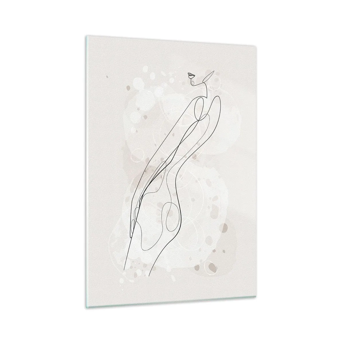 Tablou pe sticlă - Să rătăcești cu privirea - 50x70 cm
