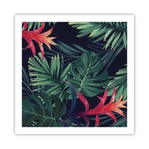 Poster - Flacăra verde - 60x60 cm