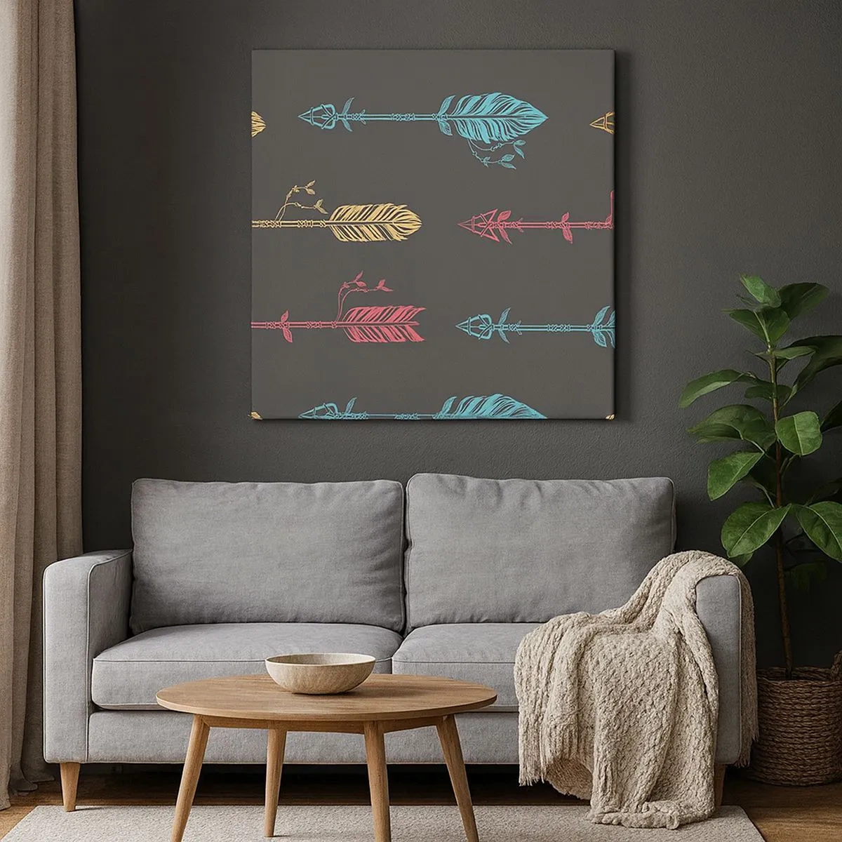 Tablou pe pânză - În ordine - 30x30 cm