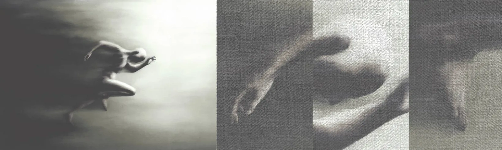 Mostră tapet Premium Canvas - De neoprit - Sport, Alergare, Întuneric - 100x30 cm