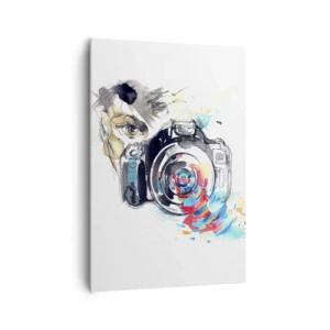 Tablou pe pânză - În ochiul obiectivului - 70x100 cm