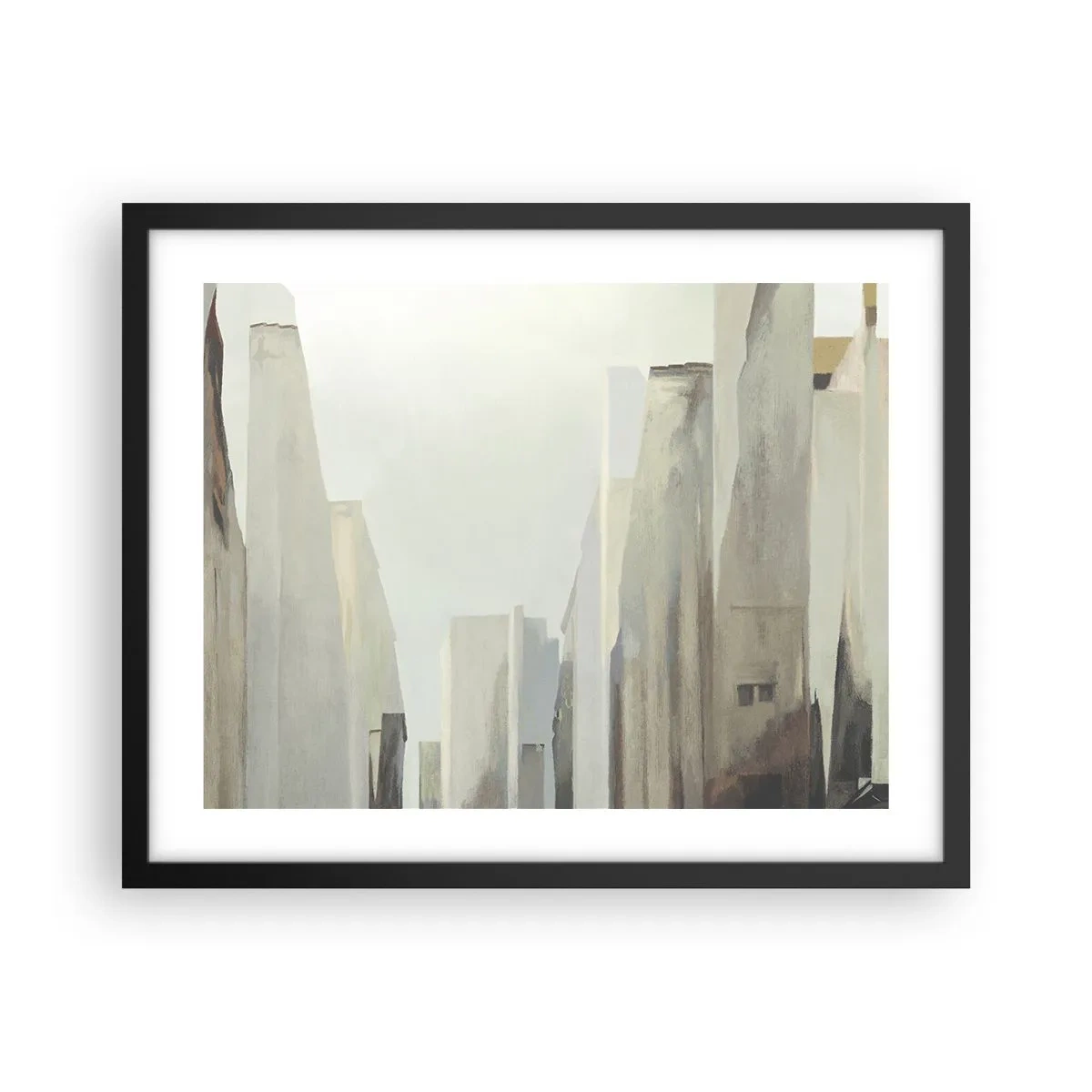 Poster în ramă neagră - Vis urban - 50x40 cm
