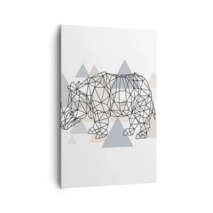 Tablou pe pânză - Structura forței - 80x120 cm