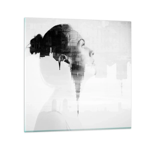 Tablou pe sticlă - Pe ambele părți ale geamului - 60x60 cm