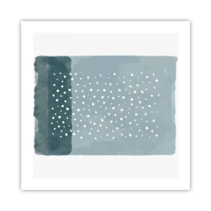 Poster - Crescute pe albastru - 50x50 cm