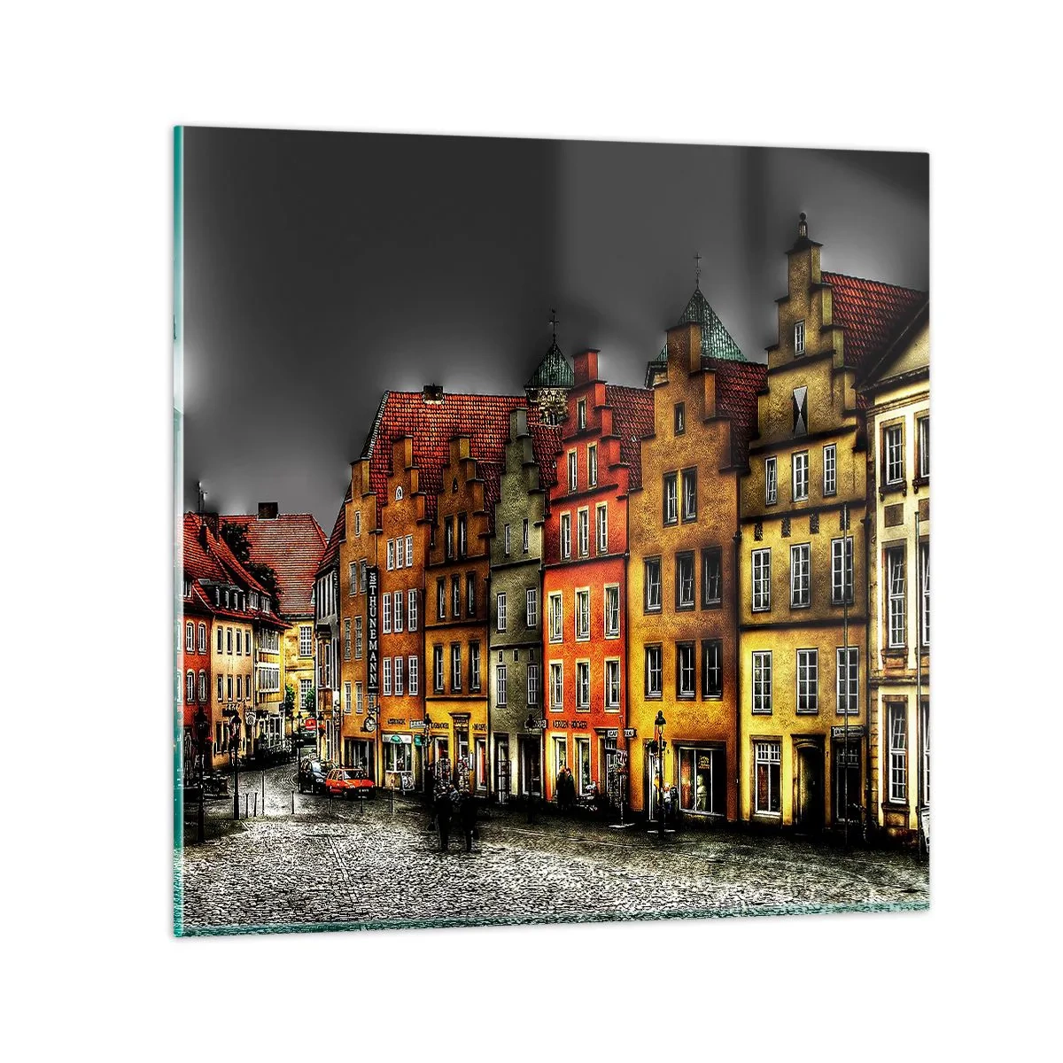 Tablou pe sticlă - Doar o trăsură fermecată mai lipsește - 60x60 cm