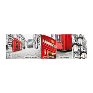 Mostră tapet autocolant Deluxe Sticker - Welcome to London - Orase, Londra, Arhitectură - 100x30 cm