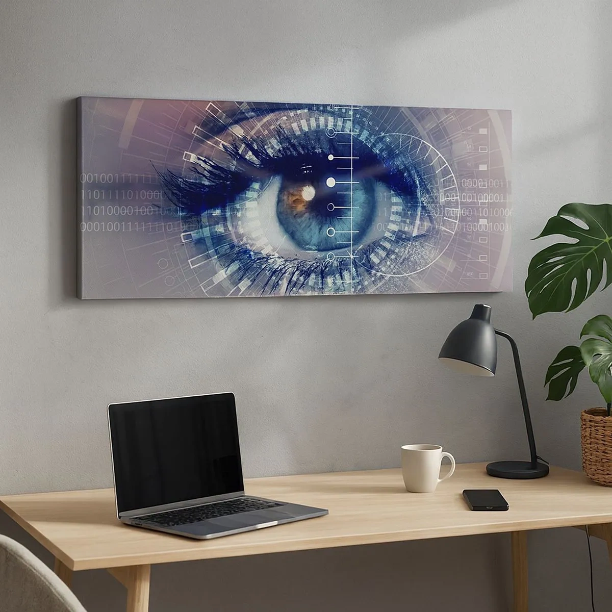 Tablou pe pânză - Crezi că mă cunoști - 100x40 cm