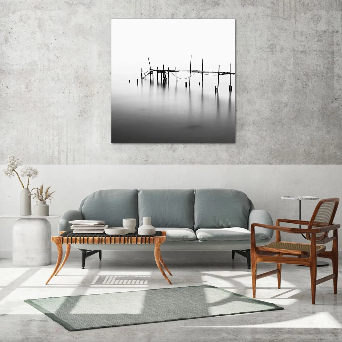 Tablou pe sticlă - Și dacă lumea nu ar exista? - 40x40 cm