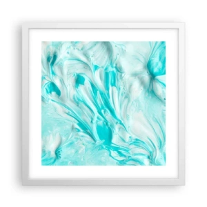 Poster în ramă albă - Împreună pentru totdeauna - 40x40 cm