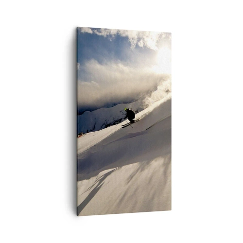 Tablou pe pânză - Provocarea munților - 45x80 cm
