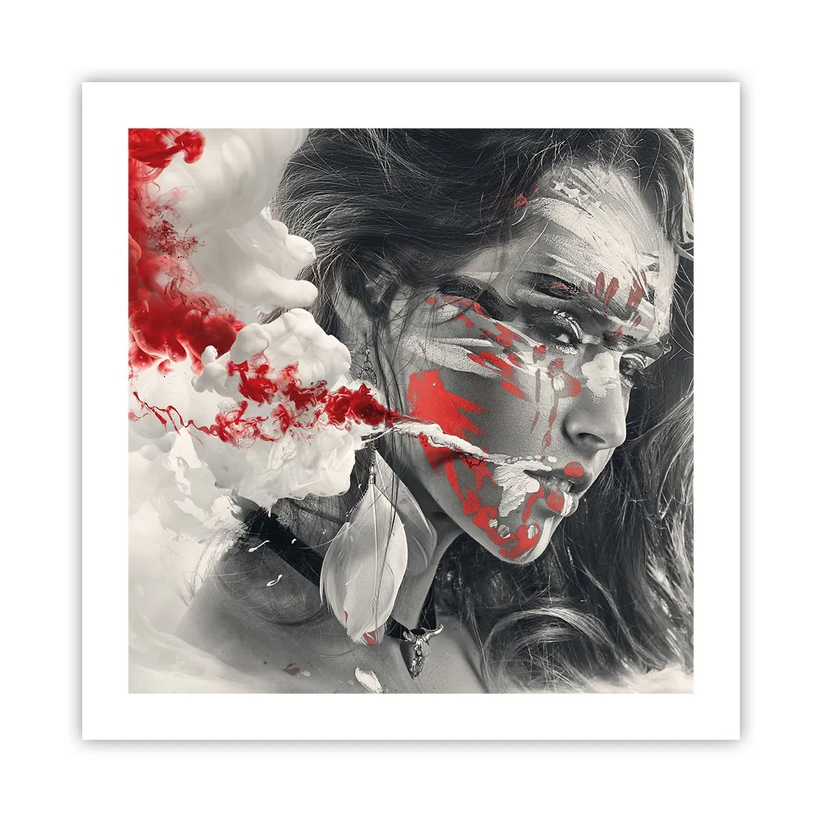 Poster - În aburul absurdului - 50x50 cm