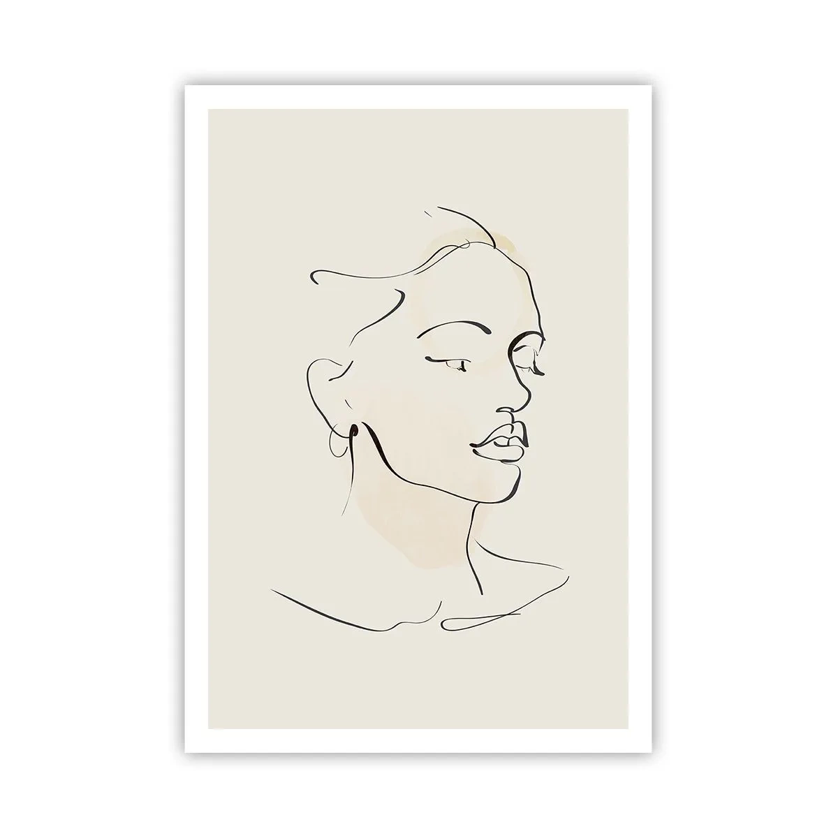 Poster - Cu o linie sigură - 70x100 cm