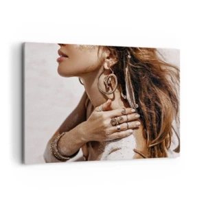 Tablou pe pânză - Regina plajei sălbatice - 100x70 cm