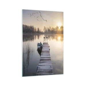 Tablou pe sticlă - O să mă întorc în curând - 70x100 cm