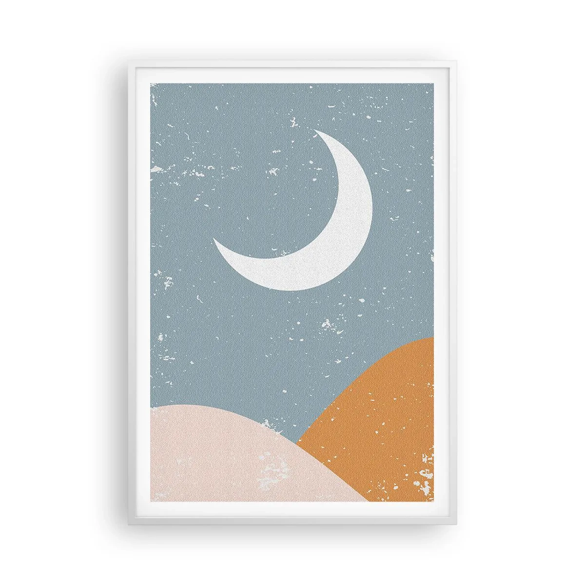 Poster în ramă albă - Miracol tuturor nopții - 70x100 cm