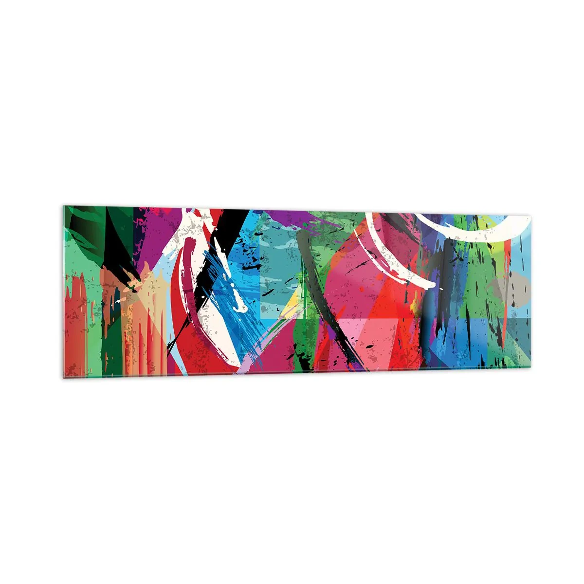 Tablou pe sticlă - Rapid, vioi și plin de viață - 160x50 cm