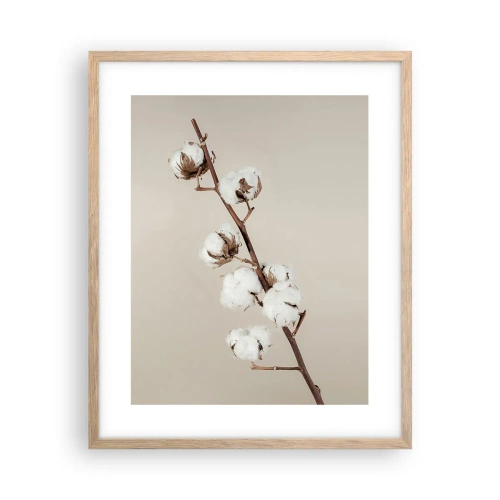 Poster în ramă de stejar deschis - La sursa moliciunii - 40x50 cm