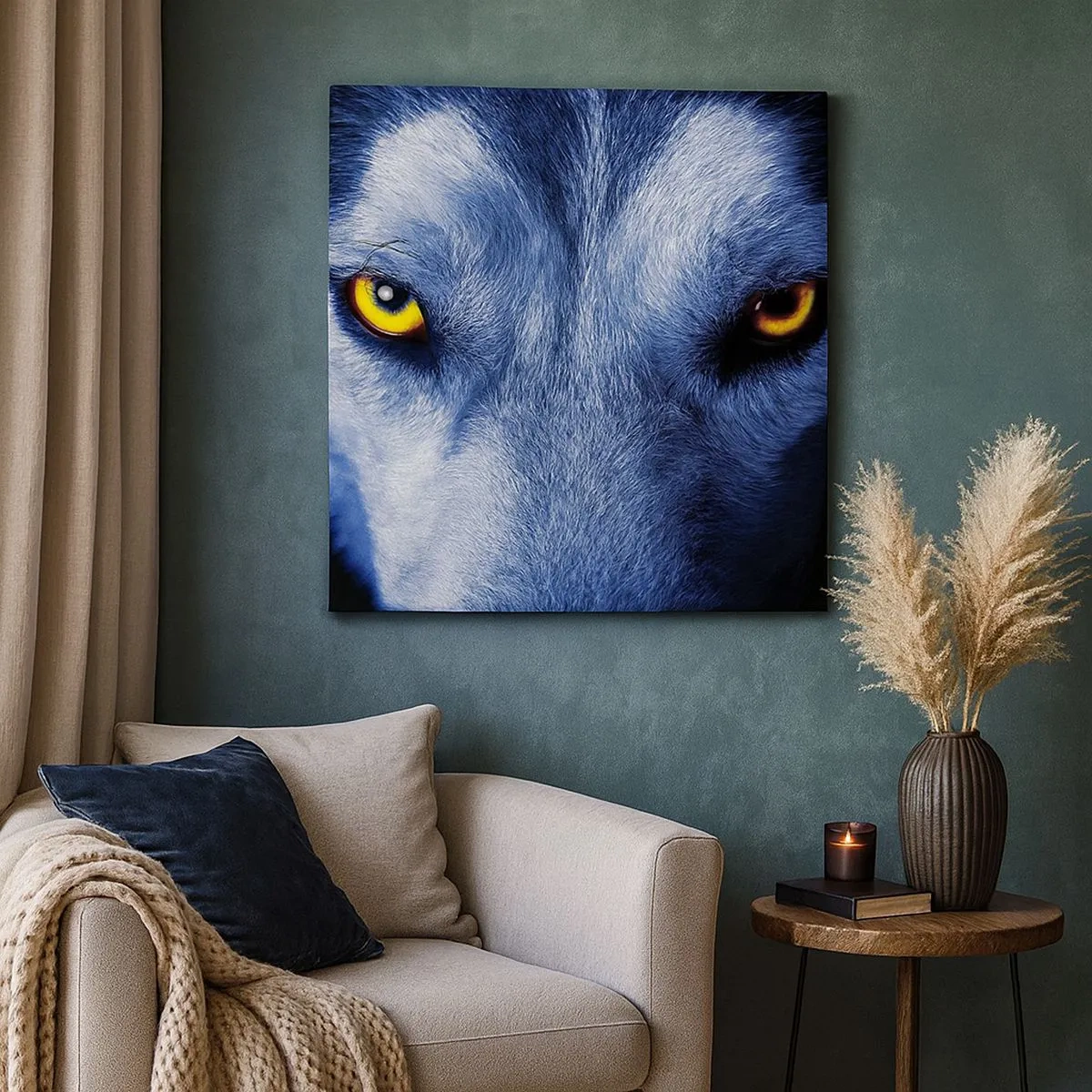 Tablou pe pânză - O privire hipnotizantă - 30x30 cm