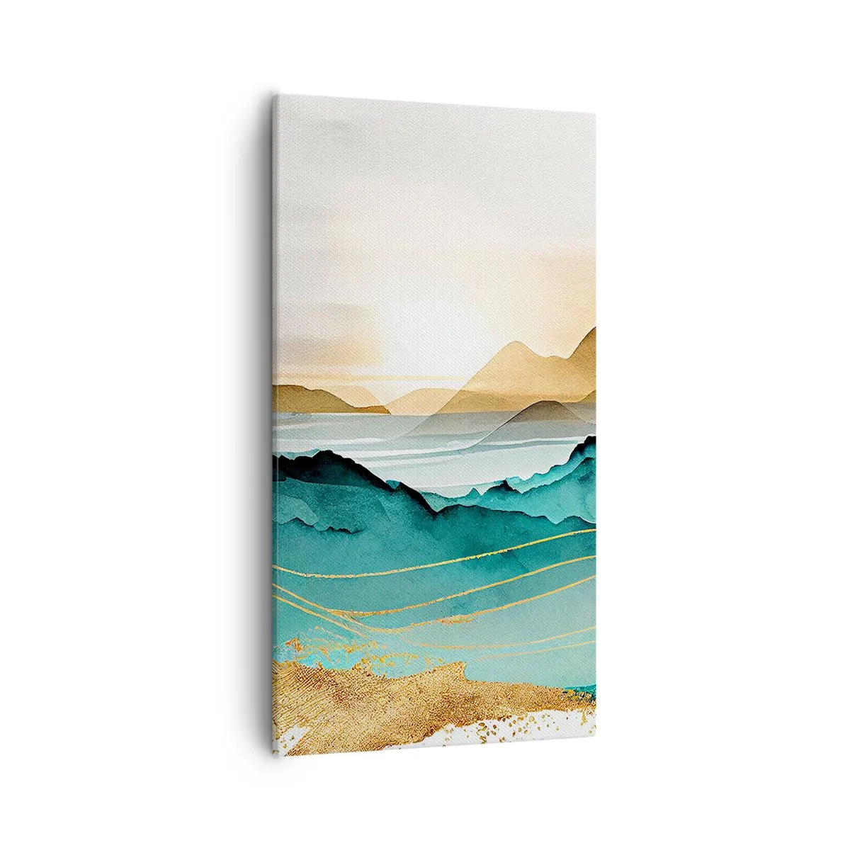 Tablou pe pânză - La limita abstracției - peisaj - 55x100 cm