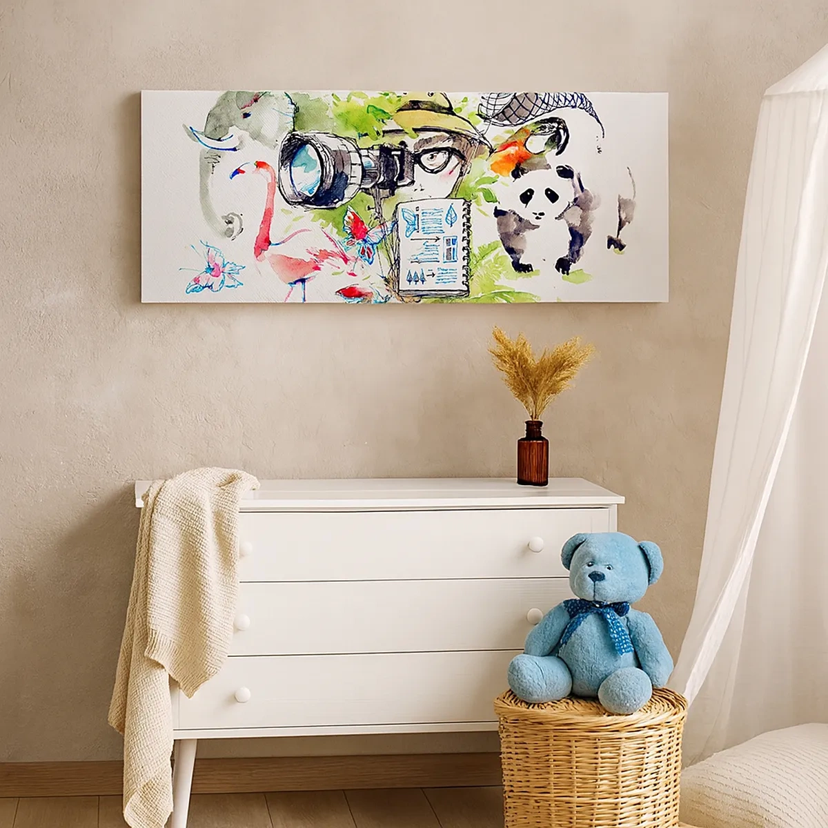 Tablou pe pânză - Prin obiectivul unui călător - 30x30 cm