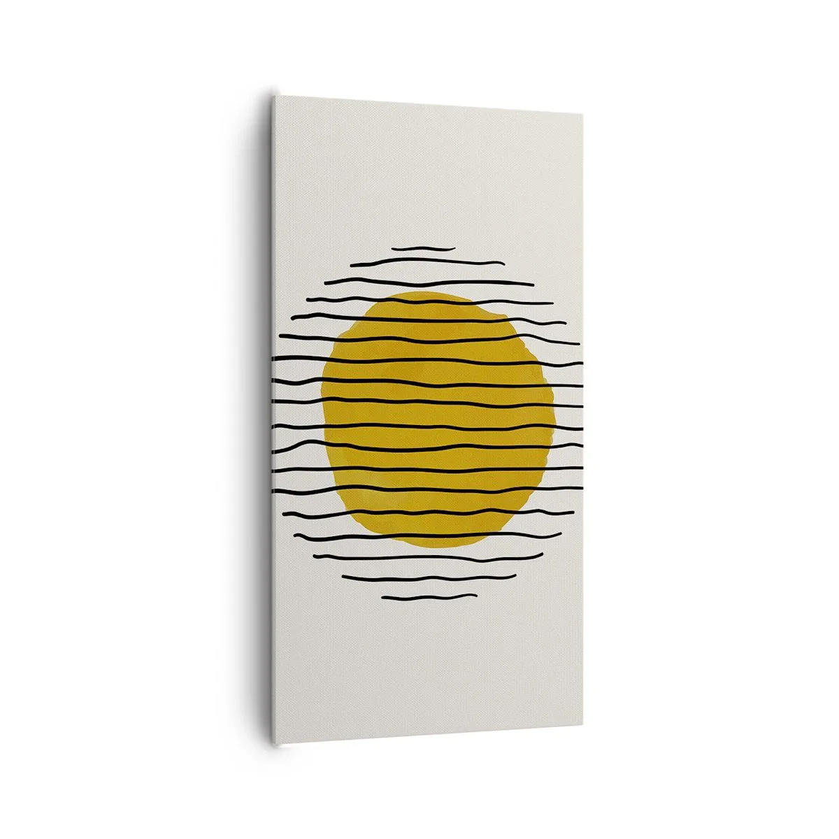 Tablou pe pânză - Abstracție tremurândă de căldură - 65x120 cm