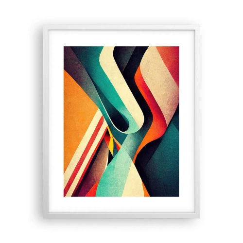 Poster în ramă albă - Compoziție intensă - 40x50 cm