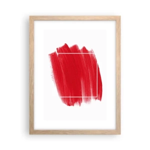 Poster în ramă de stejar deschis - În afara cadrului - 30x40 cm