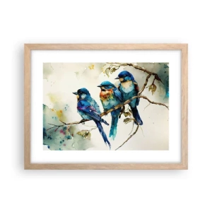 Poster în ramă de stejar deschis - Se simte jignit? - 40x30 cm