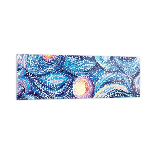 Tablou pe sticlă - Dintr-un tablou de van Gogh - 160x50 cm