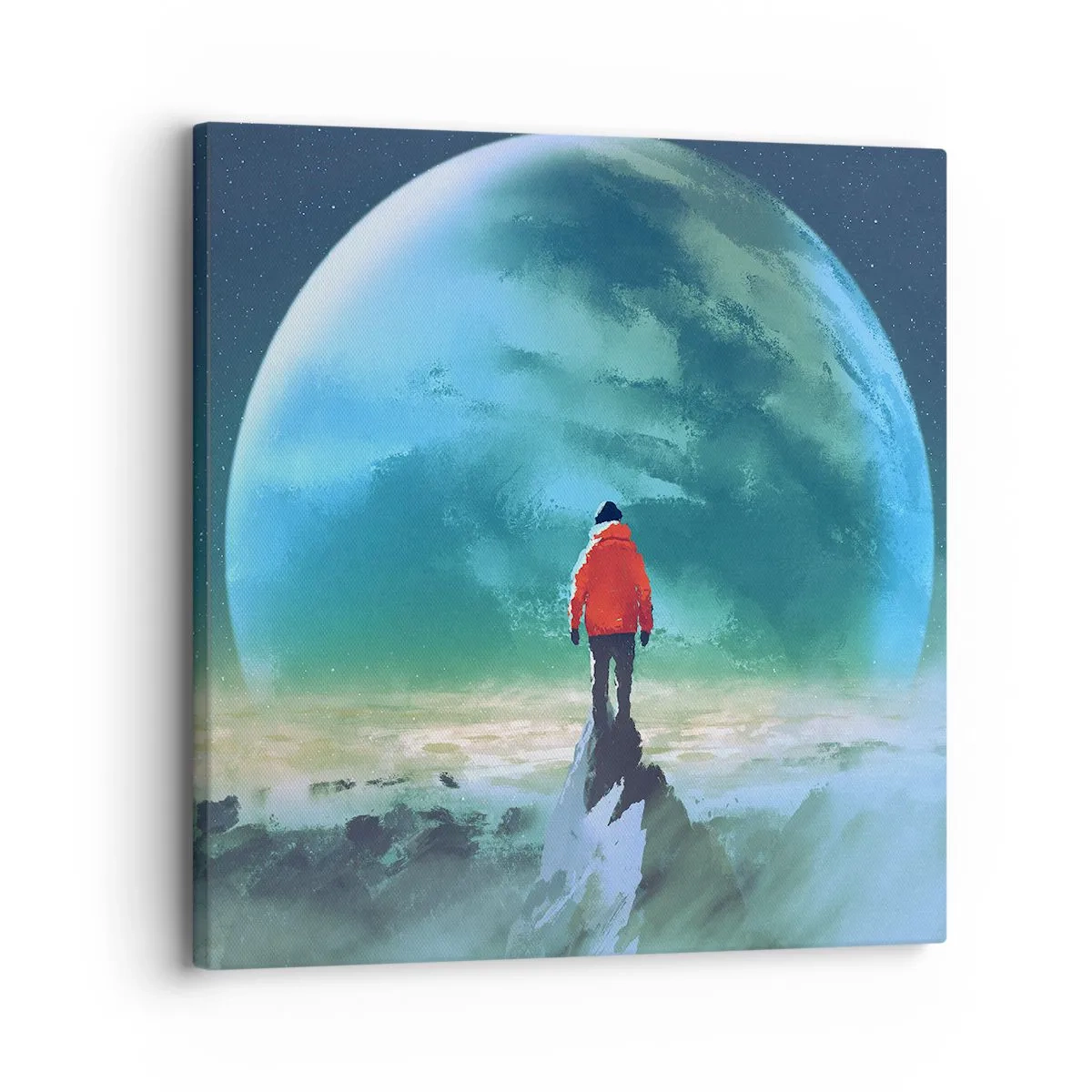 Tablou pe pânză - Descoperitorul unui nou ținut - 30x30 cm