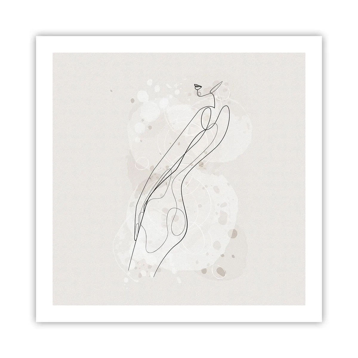 Poster - Să rătăcești cu privirea - 60x60 cm