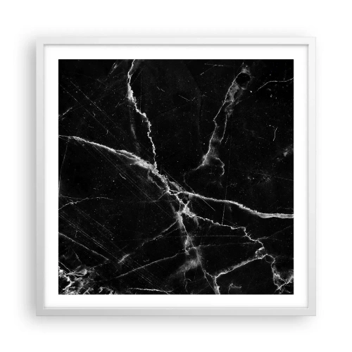 Poster în ramă albă - Viața secretă a unei pietre - 60x60 cm