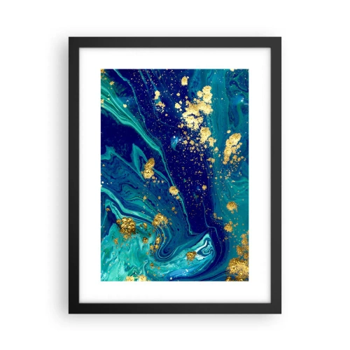 Poster în ramă neagră - Petale de soare - 30x40 cm