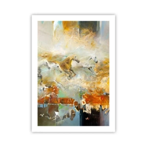 Poster - Galopând prin lumină - 50x70 cm