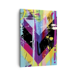 Tablou pe pânză - De sus în jos - 50x70 cm