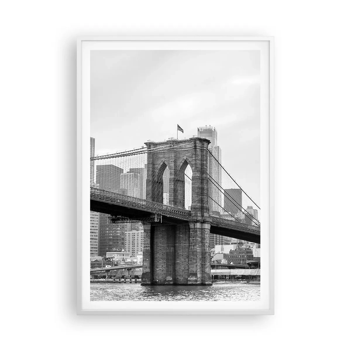 Poster în ramă albă - New York vibes - 70x100 cm