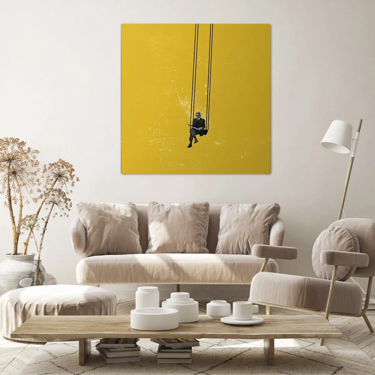 Tablou pe pânză - O zi ca oricare alta - 70x70 cm