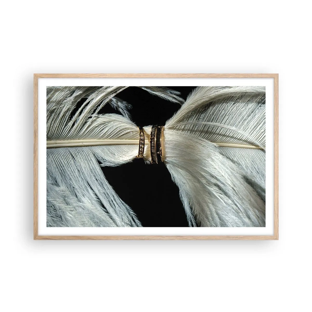 Poster în ramă de stejar deschis - ...și nu te voi părăsi.. - 91x61 cm