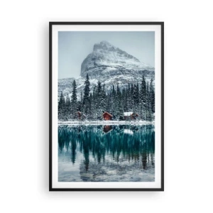 Poster în ramă neagră - Refugiu canadian - 61x91 cm