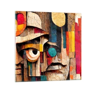 Tablou pe sticlă - Te văd... - 30x30 cm