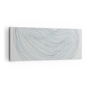 Tablou pe pânză - Zâmbet de picături - 100x40 cm