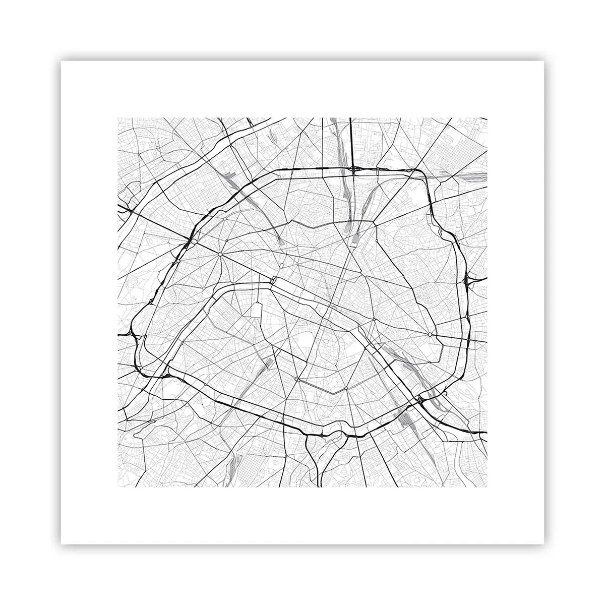 Poster - Floarea Parisului - 30x30 cm