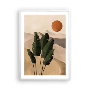 Poster în ramă albă - Triumful vieții - 50x70 cm