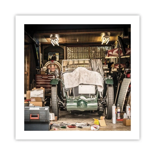 Poster - Înapoi în trecut - 50x50 cm